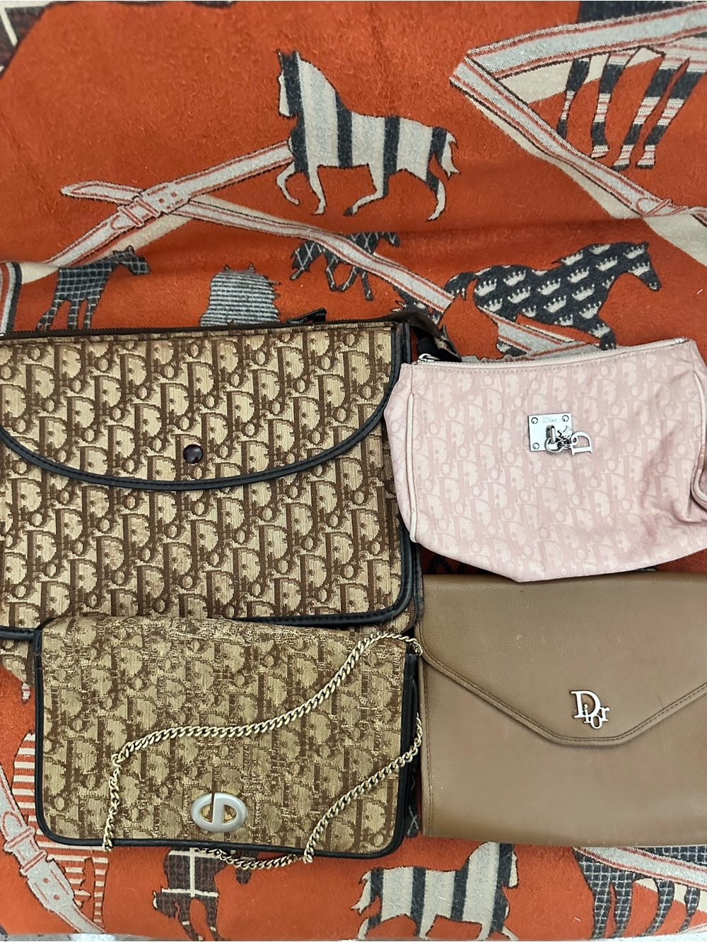 CHRISTIAN DIOR ❤️🌟 BUNDLE OF 4 BAGS MIXED CONDITION PROJECT ⭐️
